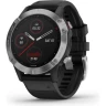 Часы GARMIN FENIX 6 BLACK SILVER WITH BLACK BAND 010-02158-00