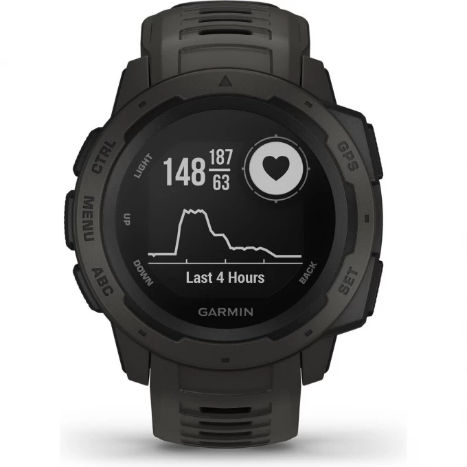 Часы GARMIN INSTINCT GRAPHITE 010-02064-00 Часы GARMIN INSTINCT GRAPHITE 010-02064-00