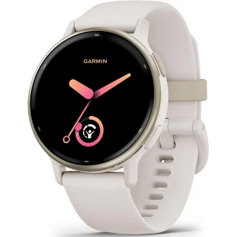 Фитнес часы GARMIN VIVOACTIVE 5 CREAM GOLD ALUMINIUM BEZEL WITH IVORY CASE