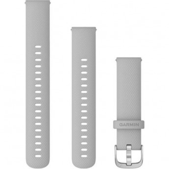 Ремешок GARMIN QUICK RELEASE BANDS (18 MM) MIST GREY WITH SILVER HARDWARE Ремешок GARMIN QUICK RELEASE BANDS (18 MM) MIST GREY WITH SILVER HARDWARE