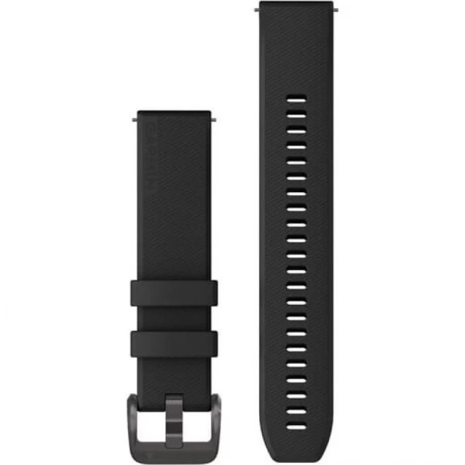Ремешок GARMIN QUICK RELEASE BANDS (20 MM) BLACK WITH GUNMETAL HARDWARE 11670 Ремешок GARMIN QUICK RELEASE BANDS (20 MM) BLACK WITH GUNMETAL HARDWARE 11670